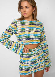Gehaakte zomerset met crochet patroon voor vrouwen