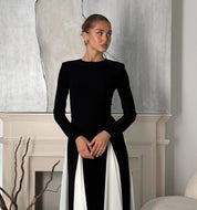 Maxi jurk met vloeiende pasvorm chic voor vrouwen
