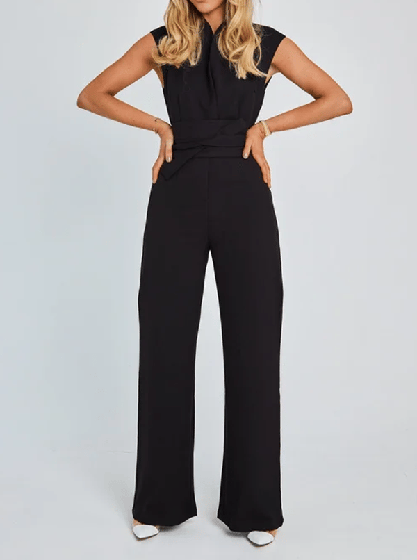 Jumpsuit zonder mouwen met elegante pasvorm voor vrouwen