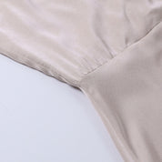 Maxi jurk met luxe V-hals voor vrouwen