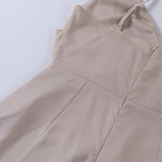 Maxi jurk met luxe V-hals voor vrouwen