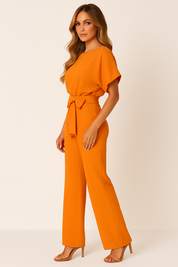 Jumpsuit met strikdetail voor elke gelegenheid voor vrouwen