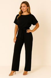 Jumpsuit met strikdetail voor elke gelegenheid voor vrouwen