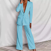 Pak met blazer en elegante broek voor vrouwen
