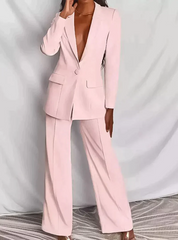 Pak met blazer en elegante broek voor vrouwen