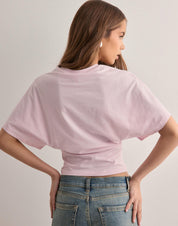 Cropped T-shirt met wijde mouwen voor vrouwen
