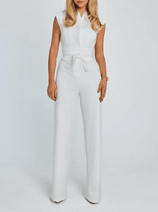 Jumpsuit zonder mouwen met elegante pasvorm voor vrouwen
