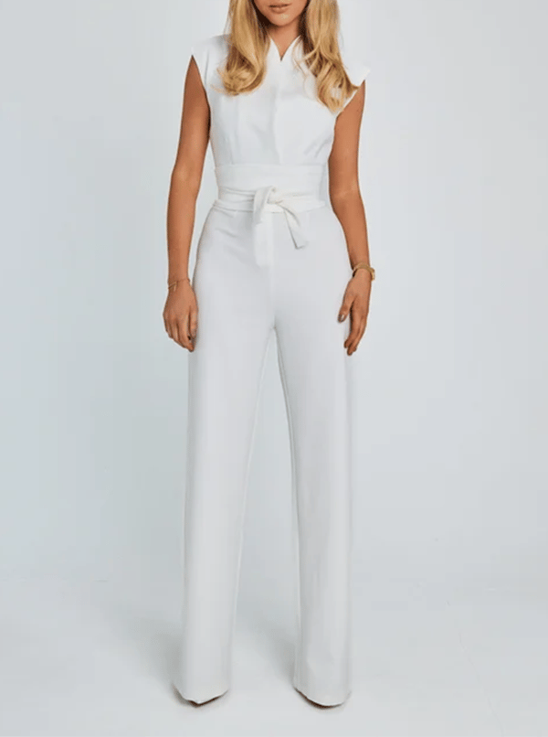 Jumpsuit zonder mouwen met elegante pasvorm voor vrouwen