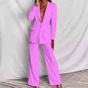 Pak met blazer en elegante broek voor vrouwen