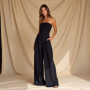 Strapless jumpsuit met elegante uitstraling voor vrouwen